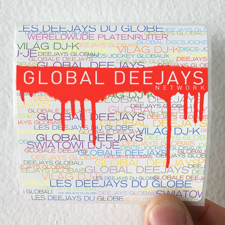 Global Deejays Network Album Cover Sticker