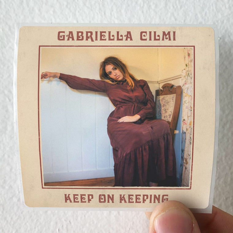 Gabriella Cilmi Keep On Keeping Album Cover Sticker