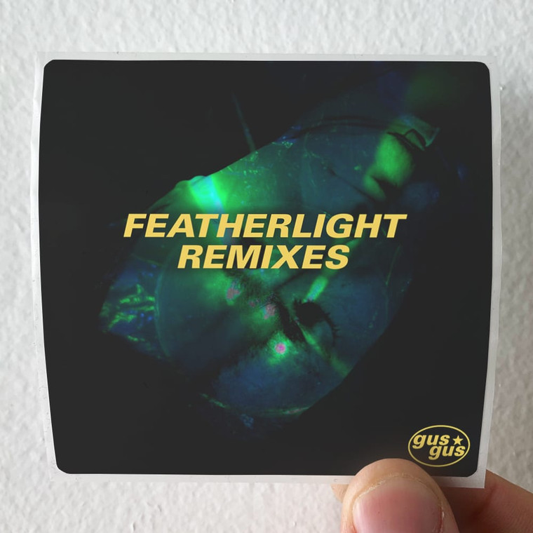 GusGus Featherlight Remixes Album Cover Sticker