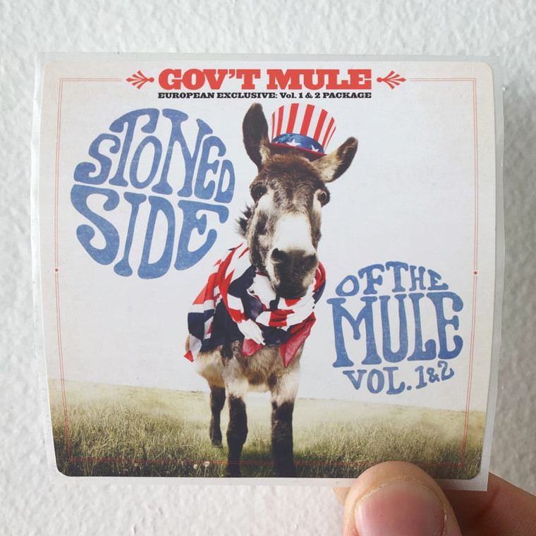 Govt Mule Stoned Side Of The Mule Vol1 2 Album Cover Sticker