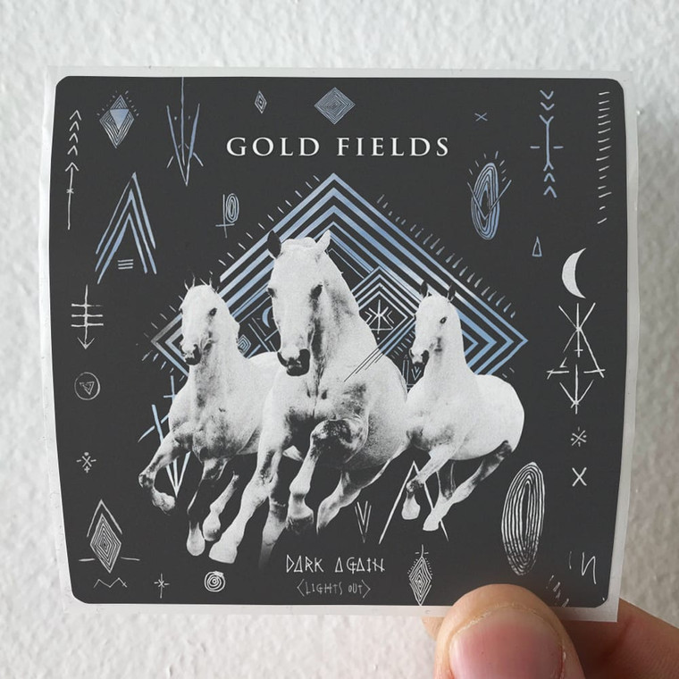 Gold Fields Dark Again Lights Out Album Cover Sticker
