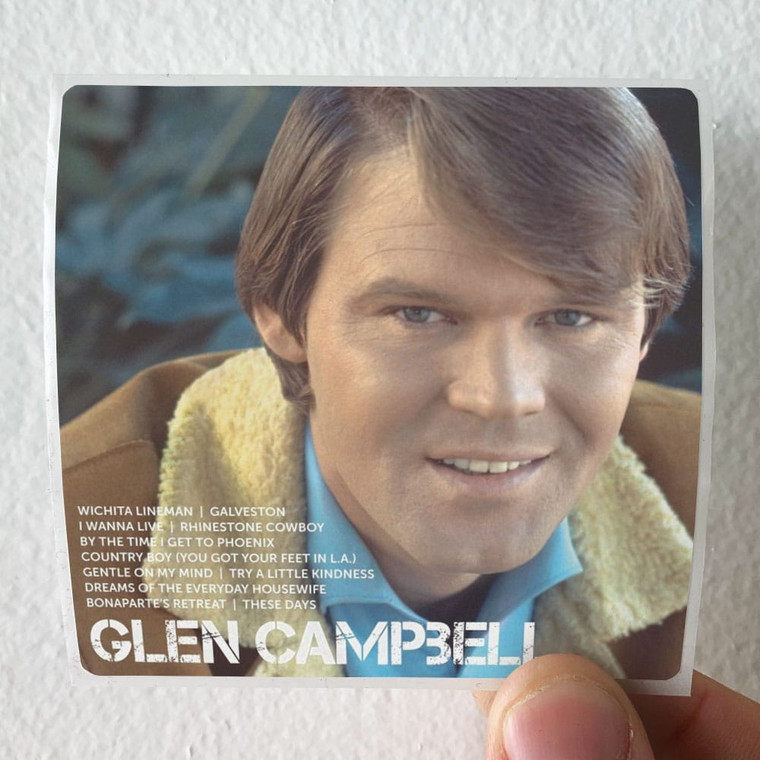 Glen Campbell Icon Album Cover Sticker