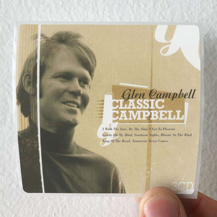 Glen Campbell Classic Campbell Album Cover Sticker