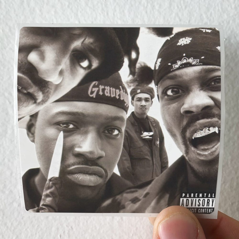 Gravediggaz 6 Feet Deep Album Cover Sticker