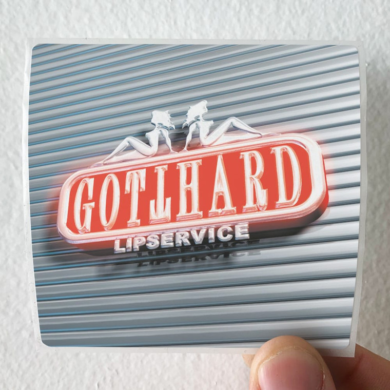 Gotthard Lipservice Album Cover Sticker