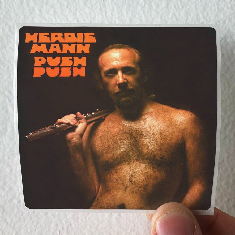 Herbie Mann Push Push Album Cover Sticker