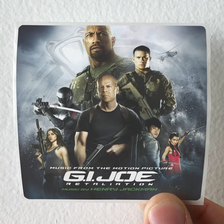 Henry Jackman Gi Joe Retaliation Album Cover Sticker