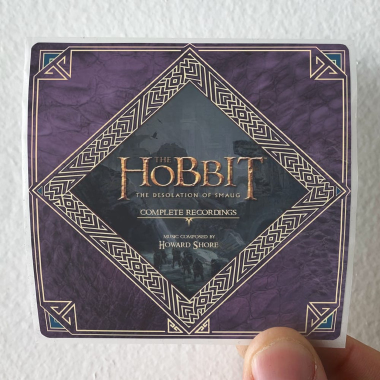 Howard Shore The Hobbit The Desolation Of Smaug 2 Album Cover Sticker