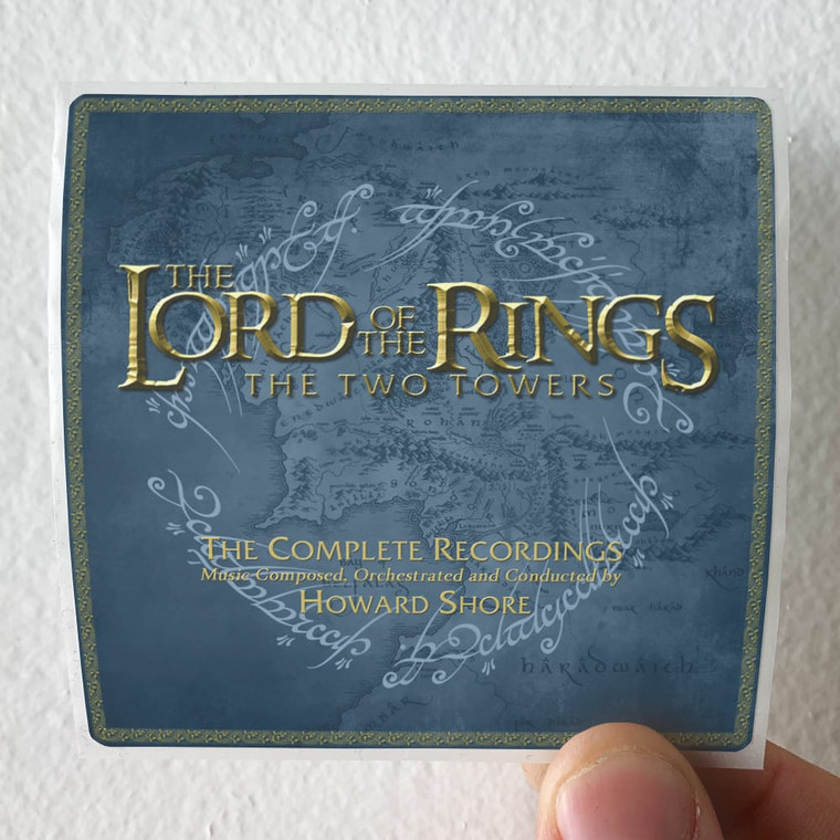 Howard Shore The Lord Of The Rings The Two Towers 1 Album Cover Sticker