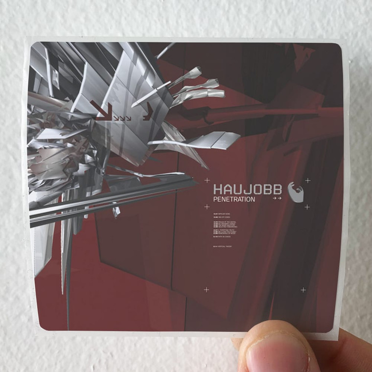Haujobb Penetration Album Cover Sticker