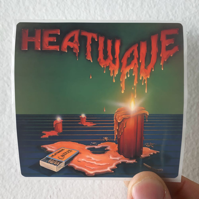 Heatwave Candles Album Cover Sticker