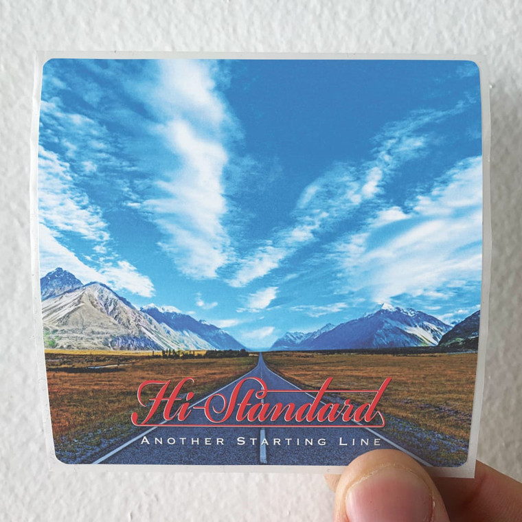 Hi-STANDARD Another Starting Line Album Cover Sticker
