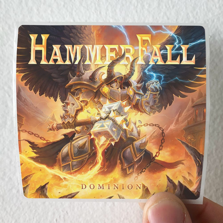 HammerFall Dominion Album Cover Sticker