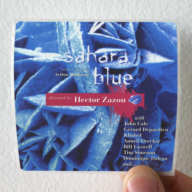 Hector Zazou Sahara Blue Album Cover Sticker