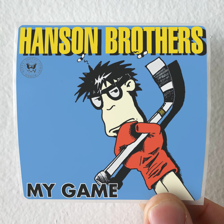 Hanson Brothers My Game Album Cover Sticker