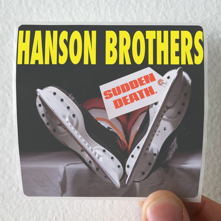 Hanson Brothers Sudden Death Album Cover Sticker
