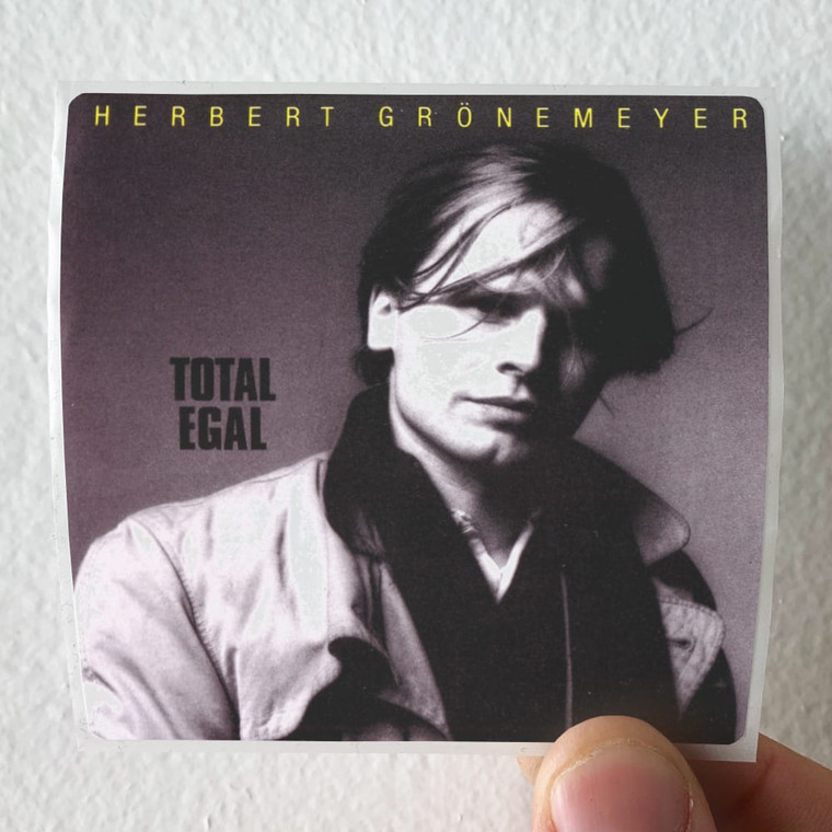 Herbert Gronemeyer Total Egal Album Cover Sticker