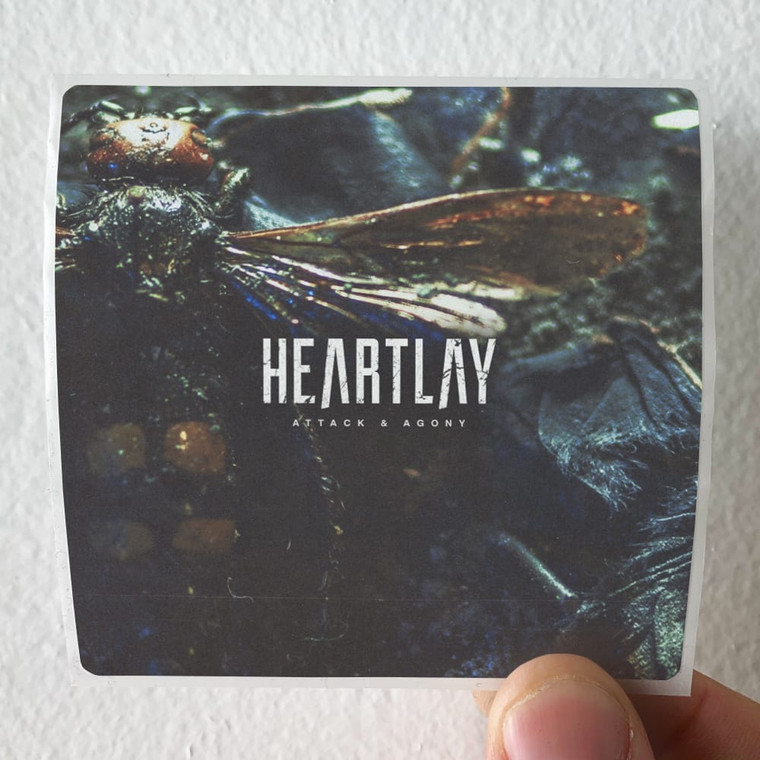 Heartlay Attack Agony Album Cover Sticker