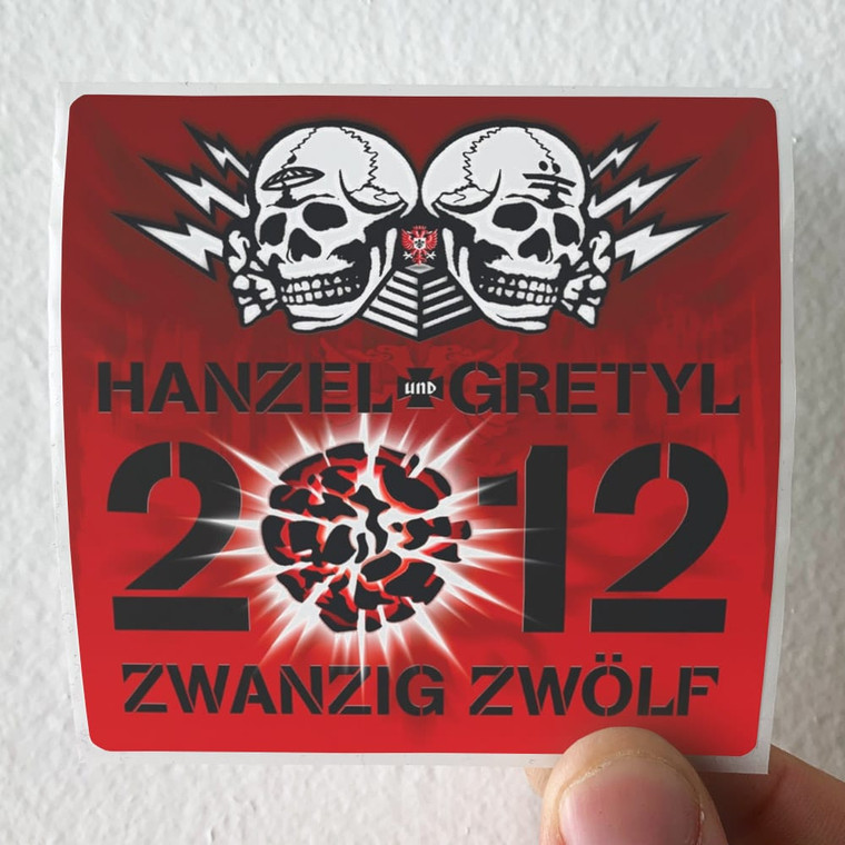 Hanzel und Gretyl 2012 Zwanzig Zwlf Album Cover Sticker