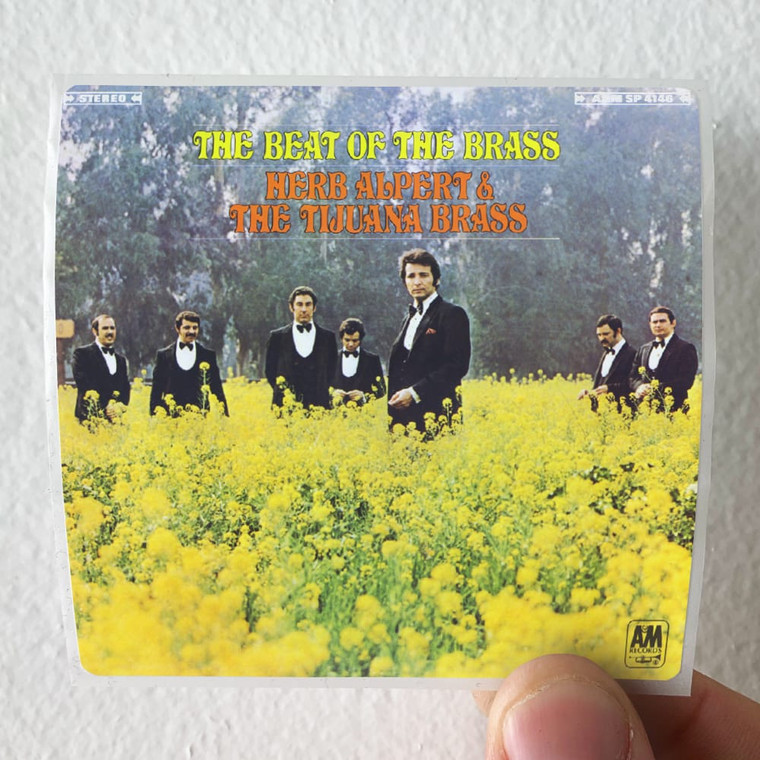 Herb Alpert and The Tijuana Brass The Beat Of The Brass Album Cover Sticker Herb Alpert and The Tijuana Brass The Beat Of The Brass Album Cover Sticker