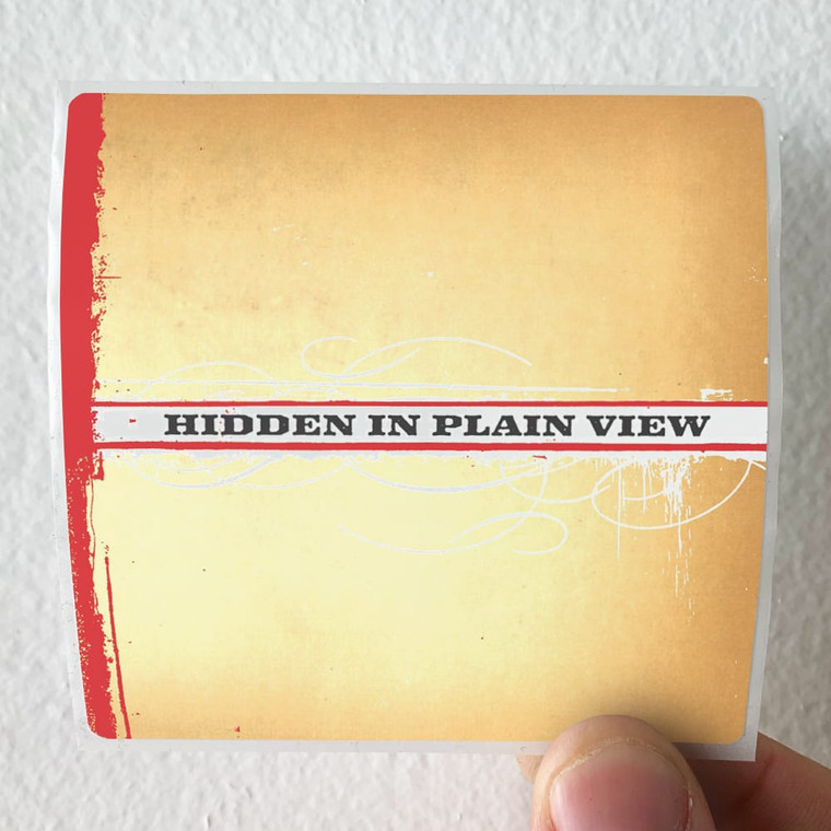 Hidden in Plain View Hidden In Plain View Album Cover Sticker