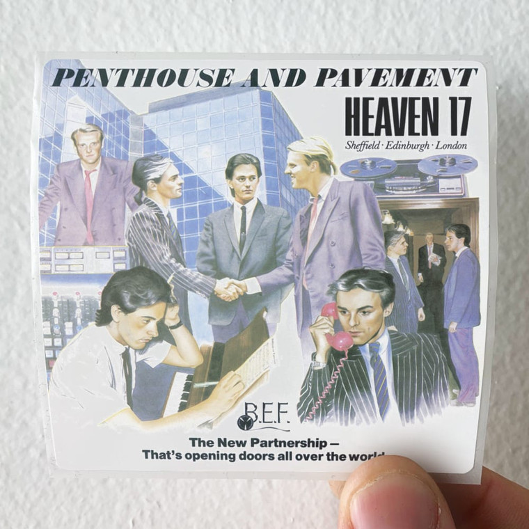 Heaven 17 Penthouse And Pavement Album Cover Sticker