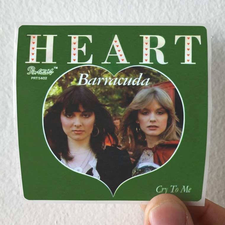 Heart Barracuda Album Cover Sticker