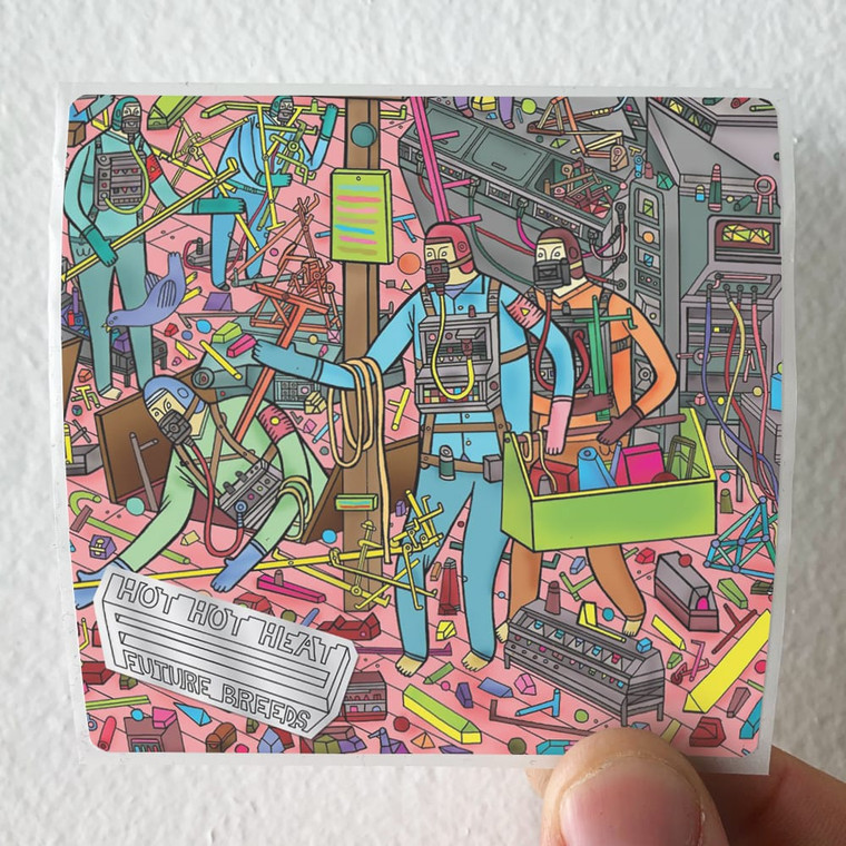 Hot Hot Heat Future Breeds Album Cover Sticker