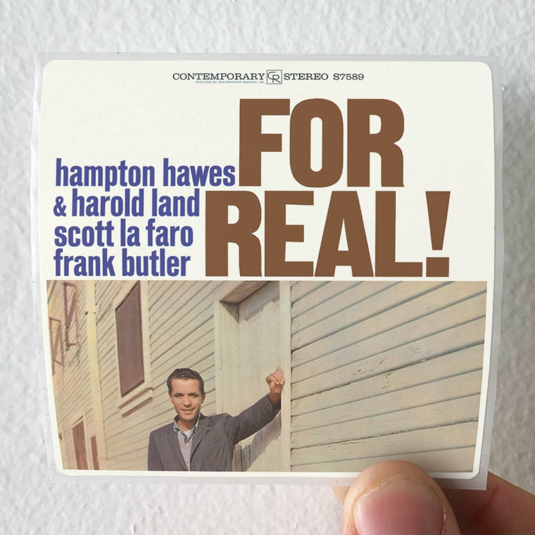 Hampton Hawes For Real Album Cover Sticker