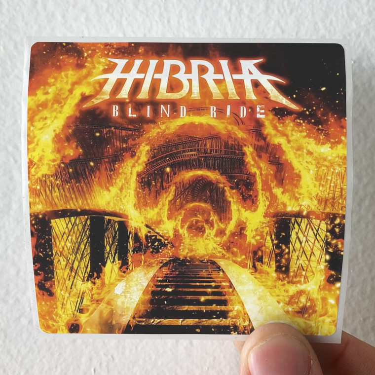 Hibria Blind Ride Album Cover Sticker