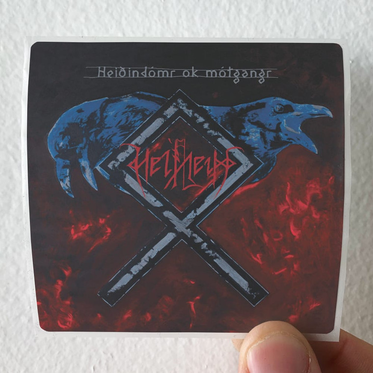 Helheim Heiindmr Ok Mtgangr Album Cover Sticker