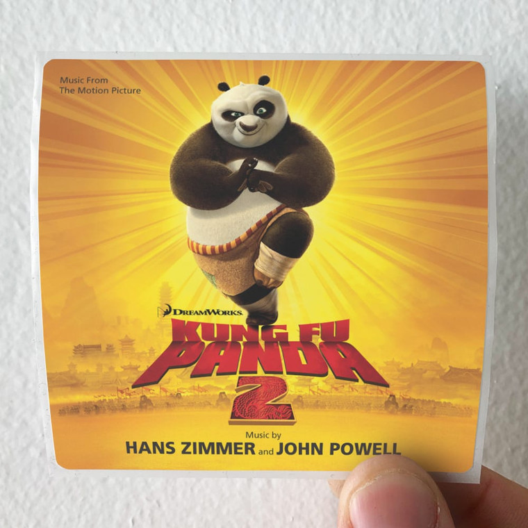 Hans Zimmer Kung Fu Panda 2 Album Cover Sticker