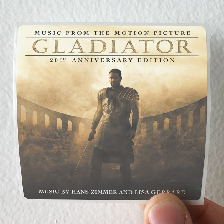 Hans Zimmer Gladiator 3 Album Cover Sticker