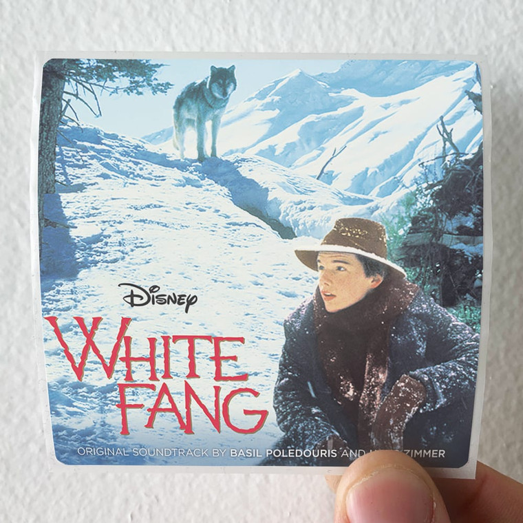 Hans Zimmer White Fang Album Cover Sticker