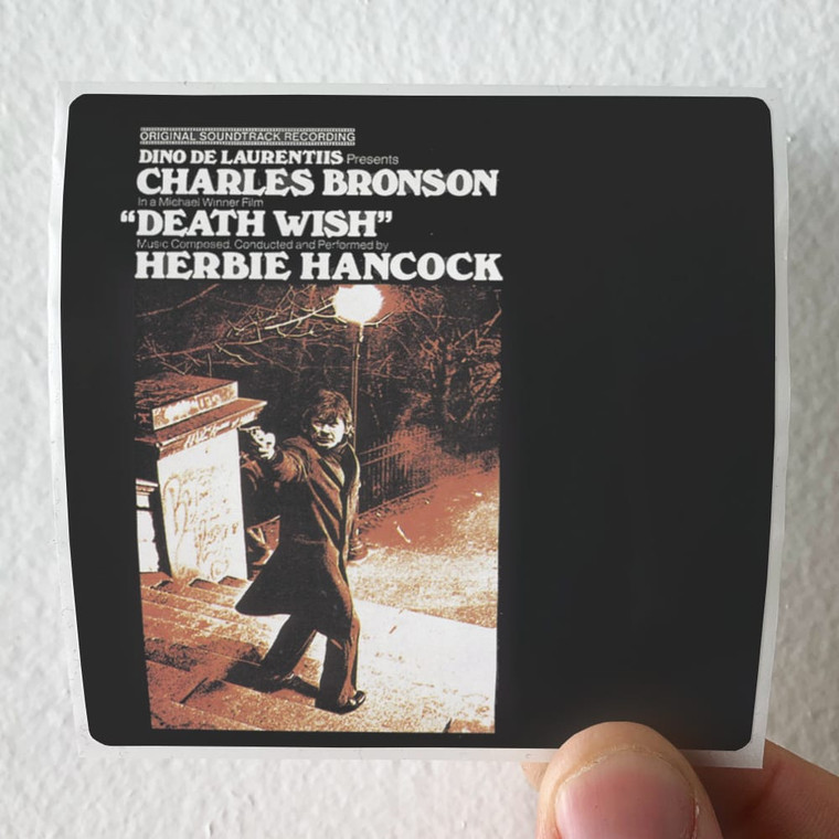 Herbie Hancock Death Wish Album Cover Sticker