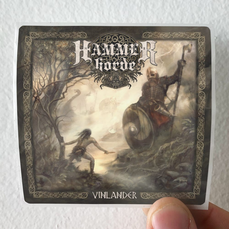 Hammer Horde Vinlander Album Cover Sticker