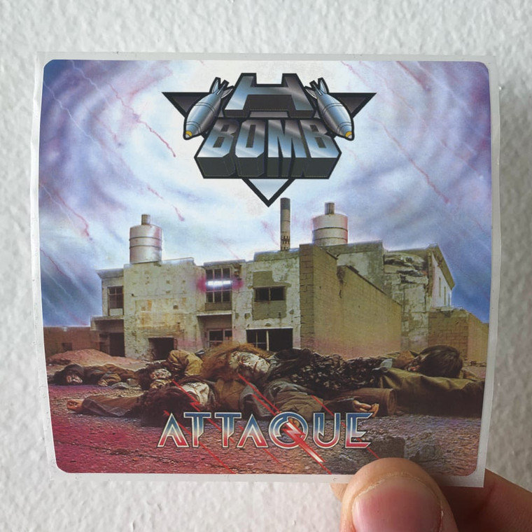 H-Bomb Attaque Album Cover Sticker