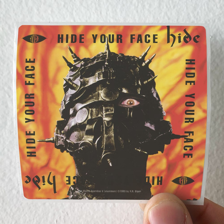 hide Hide Your Face Album Cover Sticker