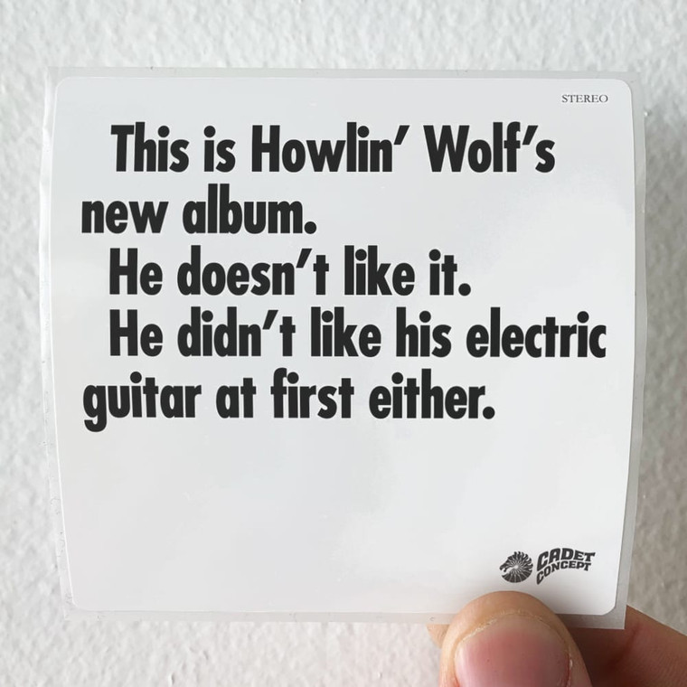 Howlin Wolf The Howlin Wolf Album Album Cover Sticker