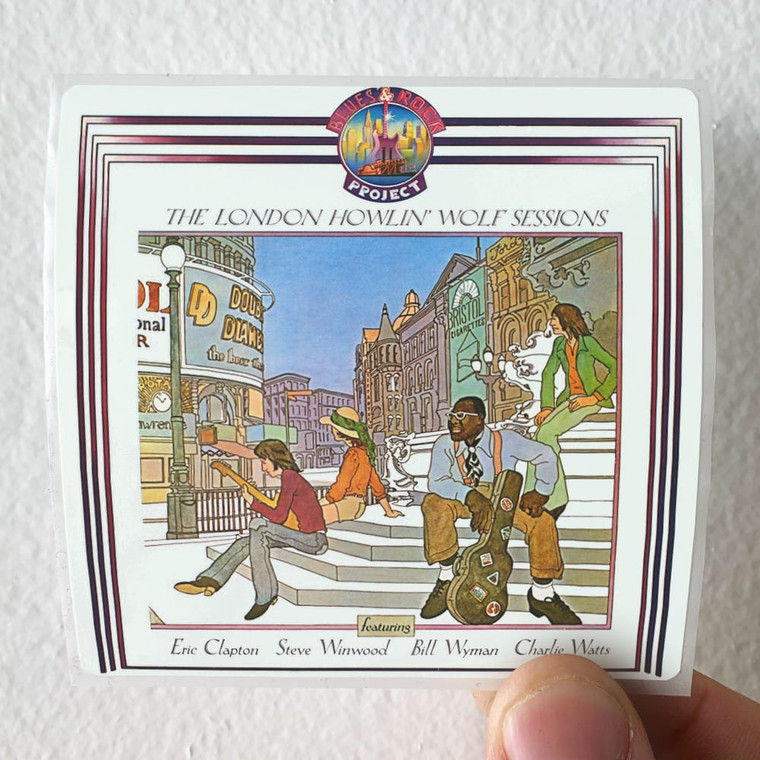 Howlin Wolf The London Howlin Wolf Sessions 1 Album Cover Sticker