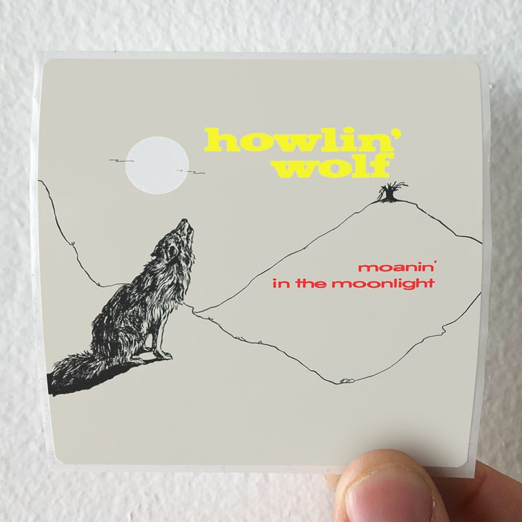 Howlin Wolf Moanin At Moonlight Album Cover Sticker