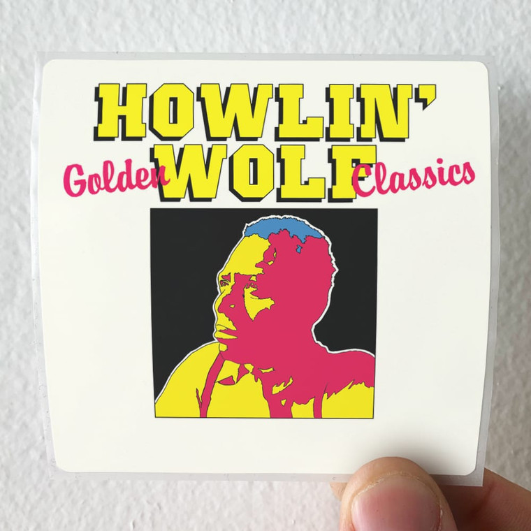Howlin Wolf Golden Classics Album Cover Sticker