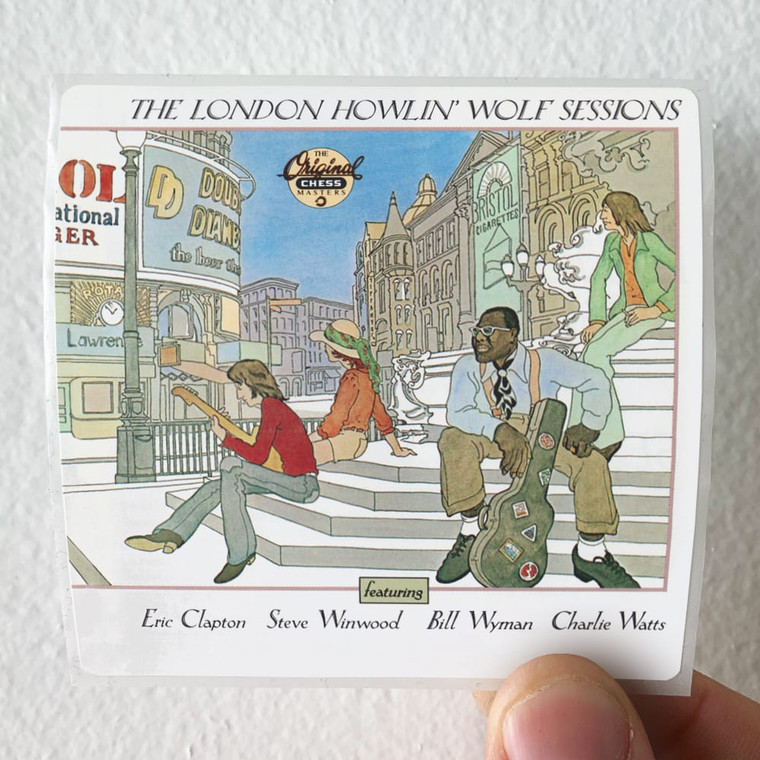 Howlin Wolf The London Howlin Wolf Sessions Album Cover Sticker