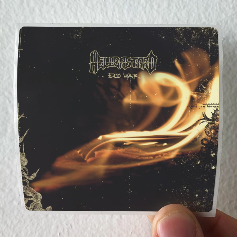 Hellbastard Eco War Album Cover Sticker