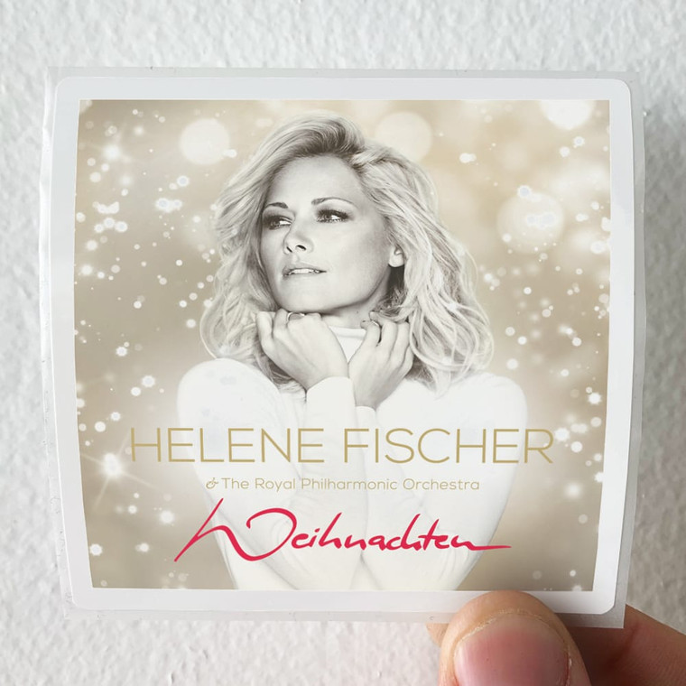 Helene Fischer Weihnachten Album Cover Sticker