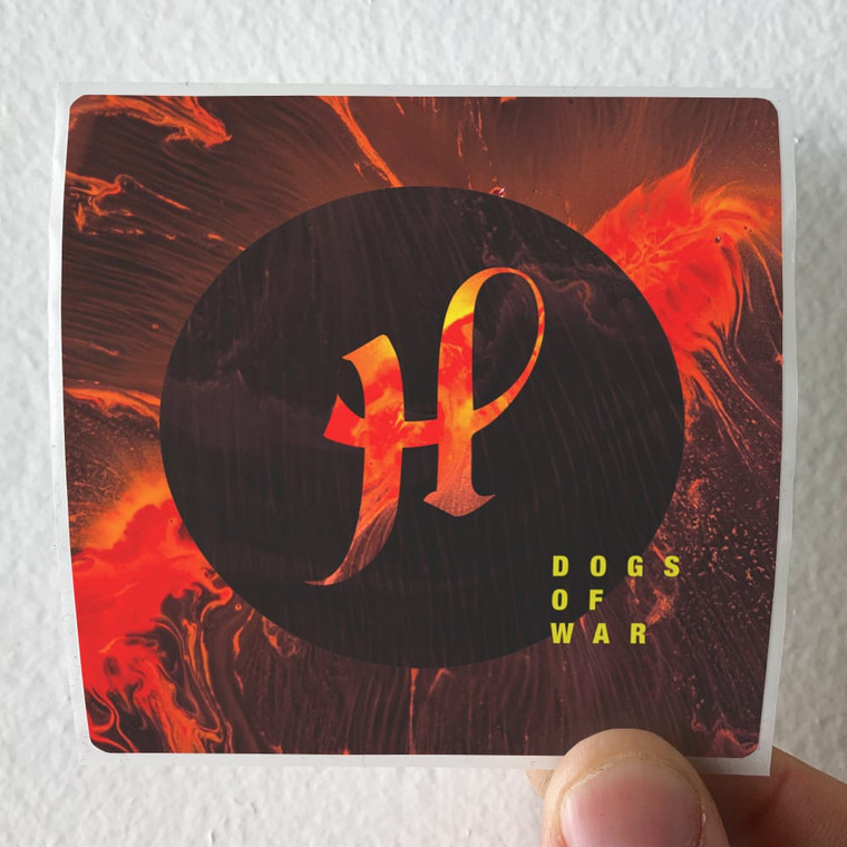 Hacktivist Dogs Of War Album Cover Sticker