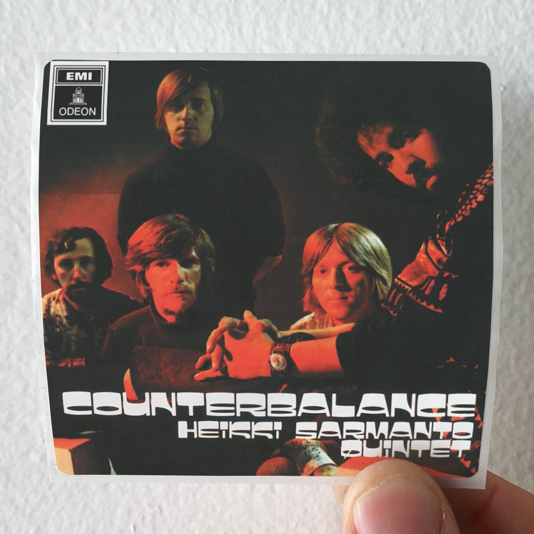 Heikki Sarmanto Quintet Counterbalance Album Cover Sticker