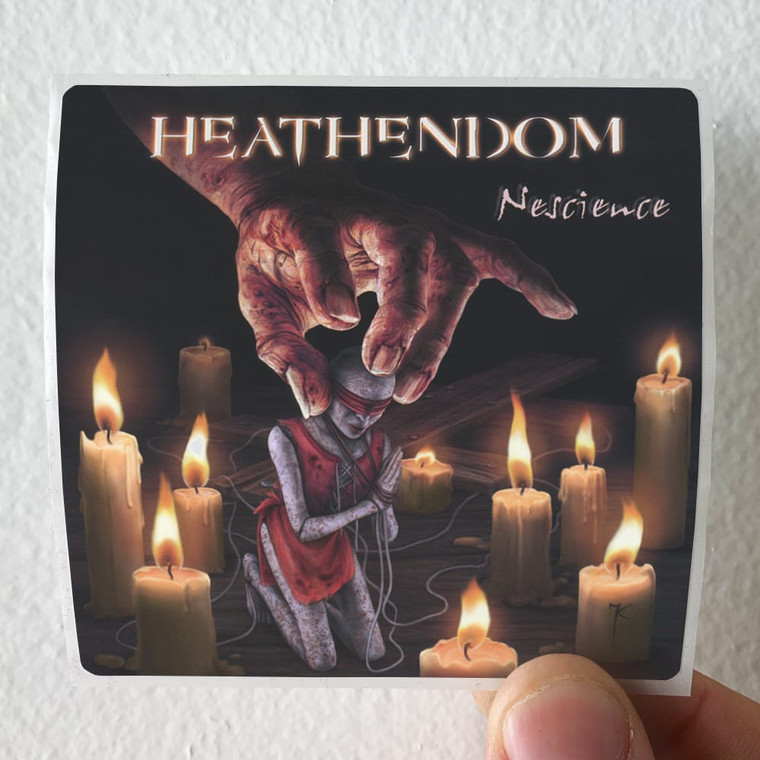 Heathendom Nescience Album Cover Sticker