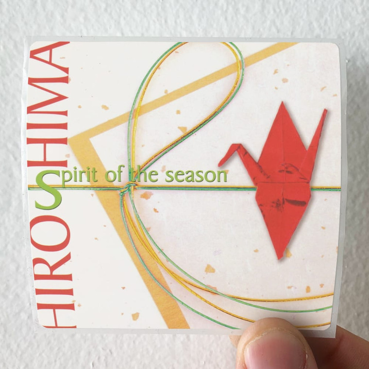 Hiroshima Spirit Of The Season Album Cover Sticker