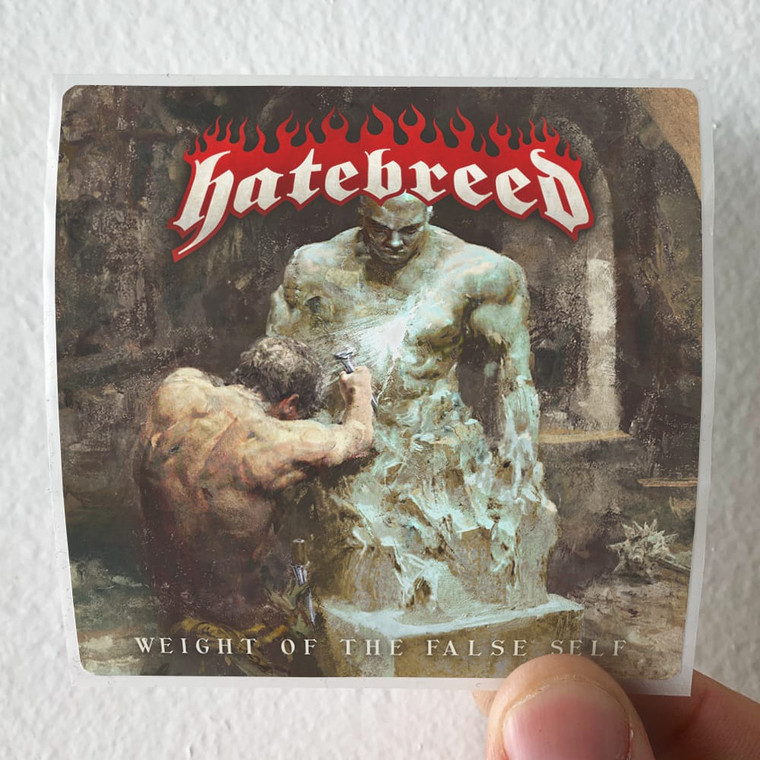 Hatebreed Weight Of The False Self Album Cover Sticker Hatebreed Weight Of The False Self Album Cover Sticker